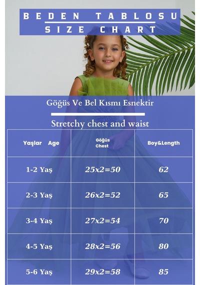 Asortix Kız Çocuk Tarlatanlı Abiye Elbise Doğum Günü Elbisesi Beyaz