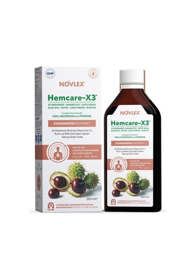 Novlex Hemcare X3 At Kestanesi Sıvı Ekstrakt 250 Ml