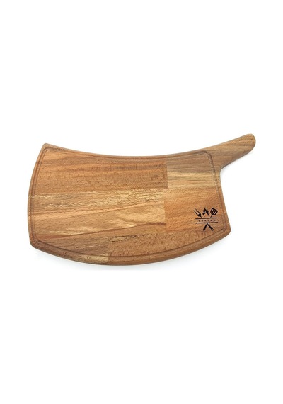 Kesme Tahtası Servis Tahtası Kayın Sunum Tahtası Handmade Serisi Ahşap