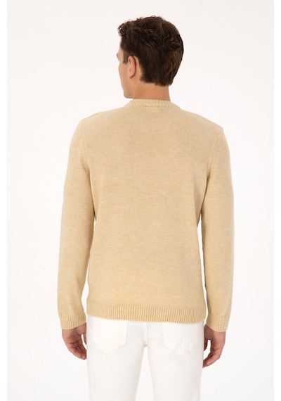 U.s. Polo Assn. Erkek Vanilya Kazak /triko 50314955-vr110 Vanılya