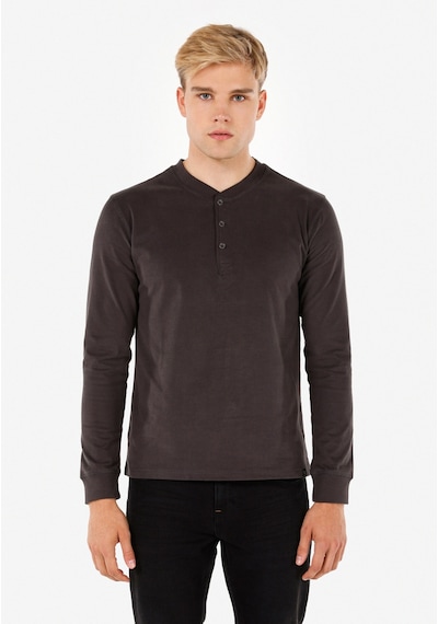 Colin's Colins Slim Fit Düğmeli Yaka Basic Antrasit Erkek Uzun Kol Tişört Cl1065875 Antrasit Colin's Colins Slim Fit Düğmeli Yaka Basic Antrasit Erkek Uzun Kol Tişört Cl1065875 Antrasit