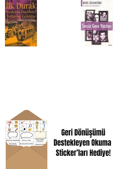 İlk Durak + Sessiz Gece Yazıları + Okuma Sticker'ları