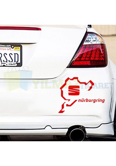 Seat Logo Nürburgring Oto Sticker Araba Yapıştırma Araç Etiket