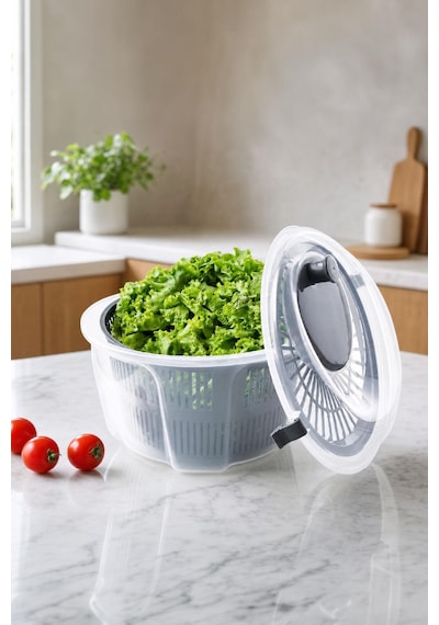 Selka Home Salata Kurutucu 4.4 Lt Gri