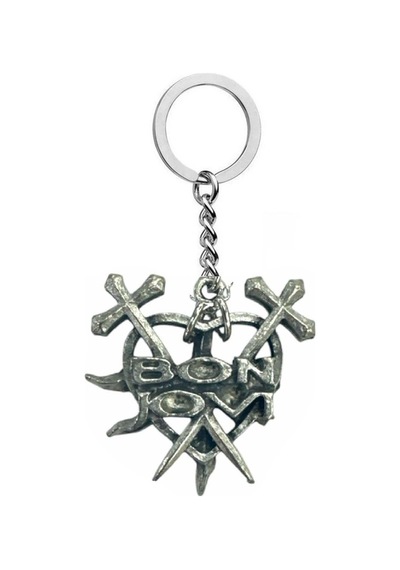 Jon Bon Jovi Anahtarlık Metal Rock Müzik Grubu Logolu Unisex Aksesuar
