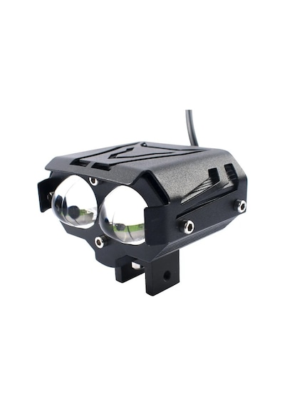 Motosiklet Sis Led 30w +30w 6000k 12-85v Özel Gündüz Farı Yardımcı Spot Işın Modüllü Sürüş Işıkları 2'li