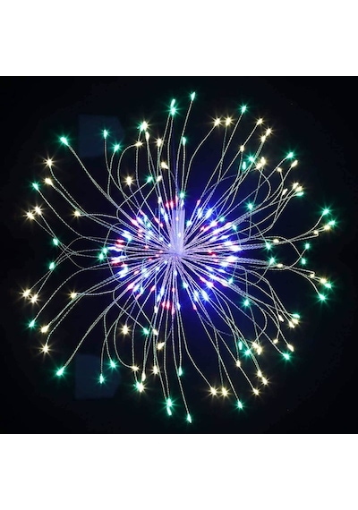 Dekor Düğün Işıkları Patlayan Led Işık Fire Work Warm Light Led Renkli Led Işık Kumandalı Led Işık Çok Renkli