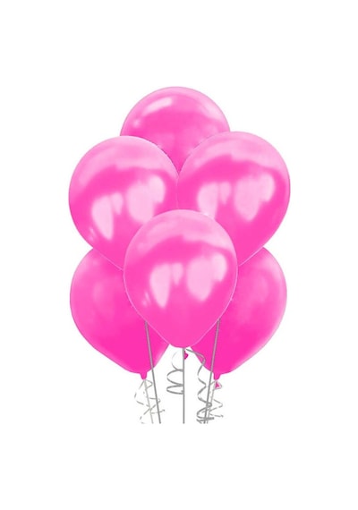 Pembe Metalik Balon 10'Lu