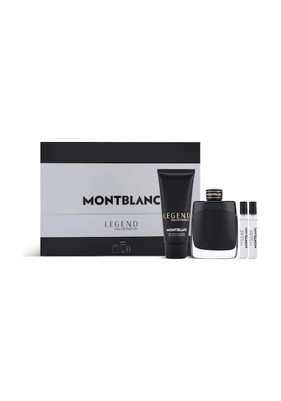 Mont Blanc Legend Edp 100 Ml + Edp 2 X 7,5 Ml + 100 Ml Shower Gel Erkek Parfüm Seti Aromatik