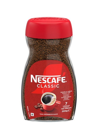 Nescafé Classic Kahve 200 G - 8 Adet Tarı Çekirdek Kahve