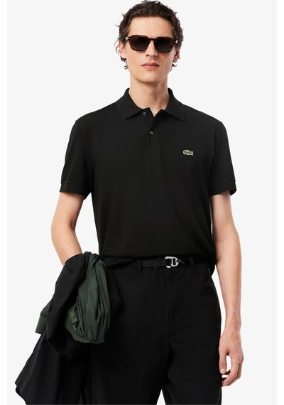 Lacoste L.12.12 Light Men's Classic Fit Polo T-shirt Erkek Polo Yaka Tişört Siyah