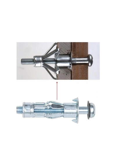 Çelik Alçıpan Boşluk Dübel Tuğla Paraşüt Duvar Bims Tuğla 4x38 Metal 5 Adet. Diğer