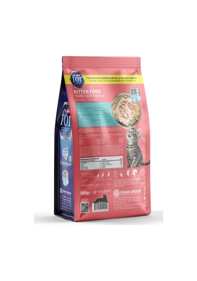 Postbiyotikli Tavuklu Yavru Kedi Kuru Maması - 500 Gr