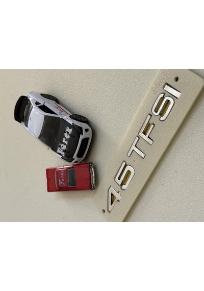 Audi 45 Tfsı Krom Bagaj Yazısı 3m 3d Abs