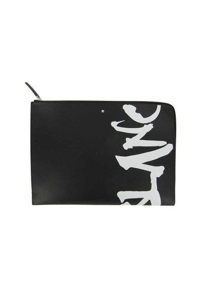 Mont Blanc Montblanc Sartorial Calligraphy Portföy 124136 Siyah