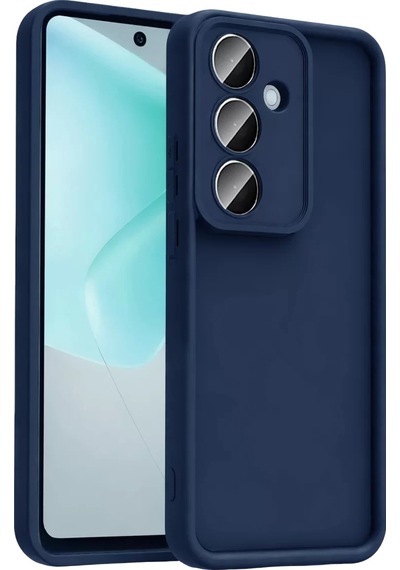 Samsung Uyumlu Galaxy A57 5g Viera Silikon - Lacivert Diğer