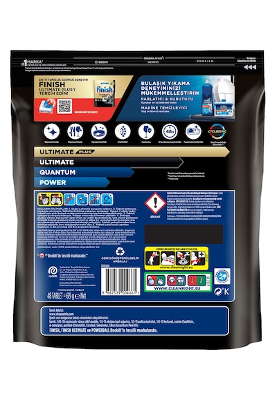 Finish Ultimate Bulaşık Makinesi Deterjanı Kapsül Tablet 144 Adet (48 x 3)