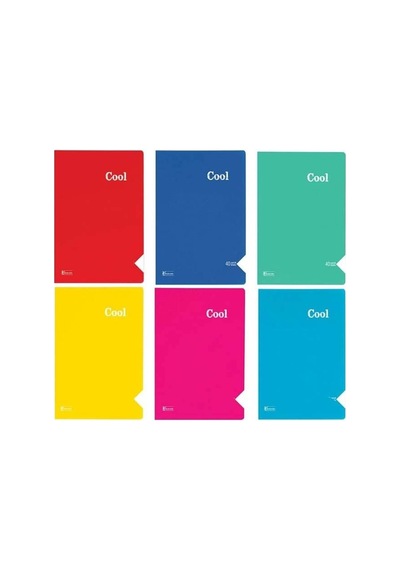 Keskin A4 40 Yp.çizgili Pp Kp.spiralli Cool Defter