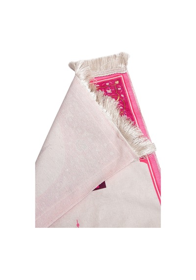 Cami Desenli İsimli Çocuk Seccadesi - İsme Özel Nakışlı - Pembe Pembe