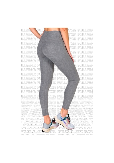Nike One Diamond Shine 7/8 Leggins 2 Cepli Yapay Elmaslı Toparlayıcı Tayt Gri Gri