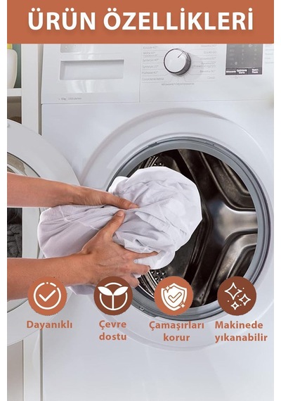 Lüx Çamaşır Filesi 2 Adet Ayakkabı Çorap Çamaşır Yıkama Kirli Temiz Çamaşır Torbası Tr Diğer