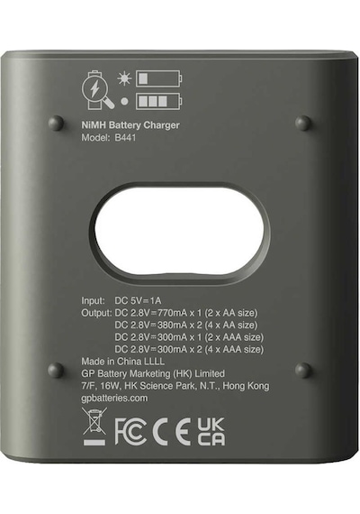 Gp Recyko B441 Usb 4lü Aa - Aaa Pil Şarj Cihazı Gpacsb44103 Gpb441r21-2gtlb1 Pilsiz-109595