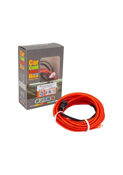 Pm-6076 5 Metre 5 Volt Usb Adaptörlü Neon Kırmızı İp Aydınlatma Belirtilmemis