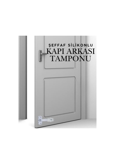 Şeffaf Kapı Kolu Stoperi 8 Cm Kapı Çarpma Engelleyici Duvar Koruyucu Tampon Ve Tutucu Çarpma
