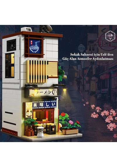 Reobrix 66501 Ramen Evi Yaratıcı Yapı Blok Seti Building Blocks Ramen House - 1142 Parça Reobrix 66501 Ramen Evi Yaratıcı Yapı Blok Seti Building Blocks Ramen House - 1142 Parça