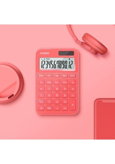Mint Yeşili Masaüstü Hesap Makinesi, 12 Haneli 124-Pembe