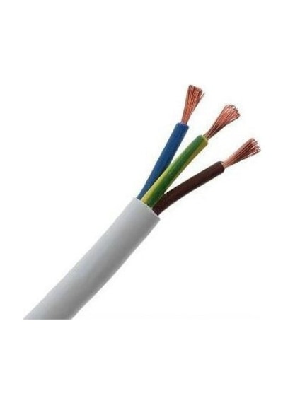 3x2,5 Mm Cca Ttr Tam Kesit Çok Telli Elektrik Kablosu 1 Metre