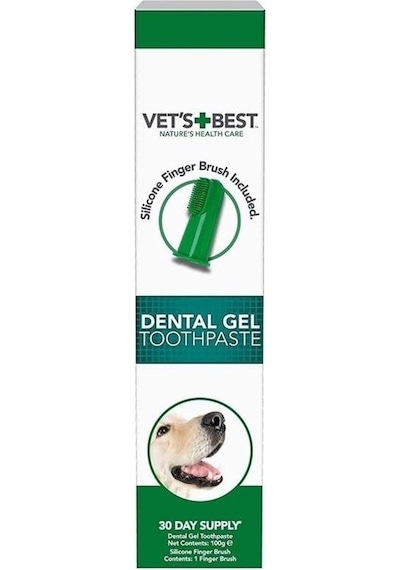 Vets Best Köpekler İçin Diş Macunu ve Parmak Diş Fırçası
