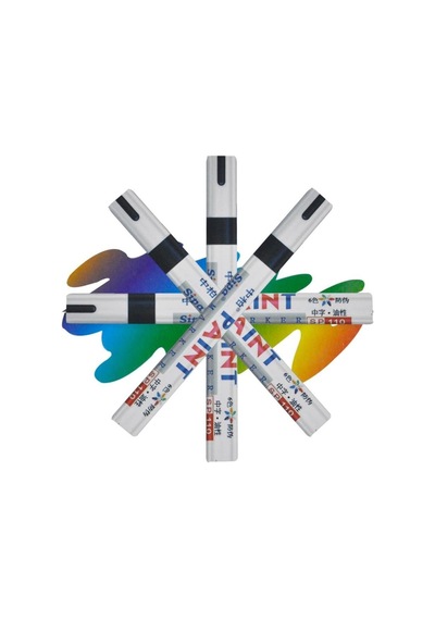 Oto Çizik  Rötuş Boya Marker Kalemi Siyah 4 Lü Set (301332450)