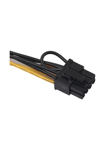 20 cm. SATA Power Erkek To 6+2 Çevirici 8 Pin Dönüştürücü Kablo