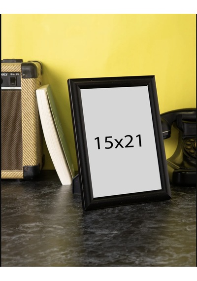 15x21 Siyah Ayaklı Resim Fotoğraf Çerçevesi