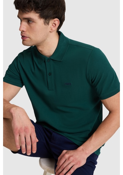U.S. Polo Assn. U.s. Polo Assn. Erkek Koyu Yeşil Tişört Basic 50326963-vr079 Koyu Yesıl