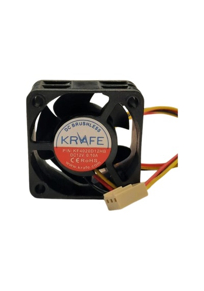 Krafe 40x40x20 12v Dc 3 Kablolu Rulmanlı Fan