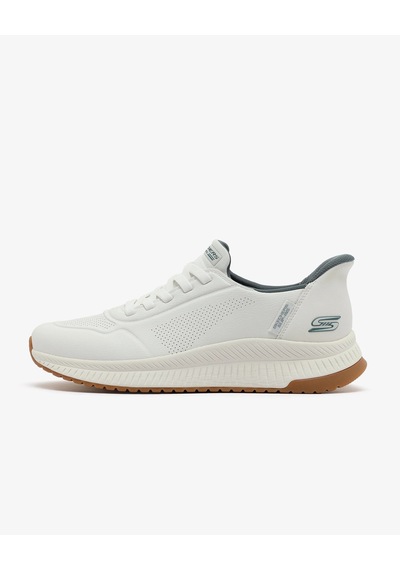 Skechers Bobs Squad 4-direct Step Erkek Beyaz Günlük Ayakkabı 118424 Wht Beyaz
