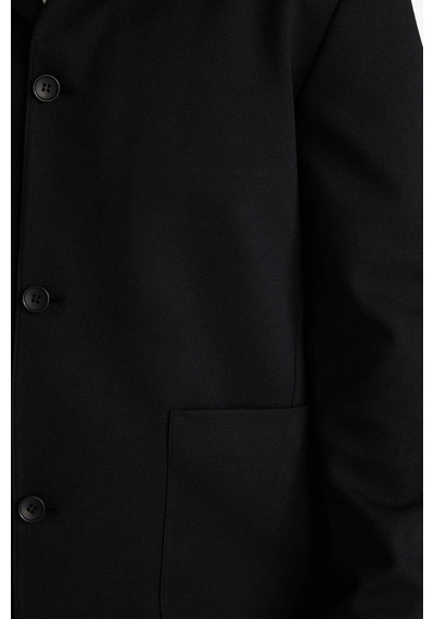 Defacto Regular Fit Polo Yaka Blazer Ceket G3832ax25wnbk27 Siyah-bk27