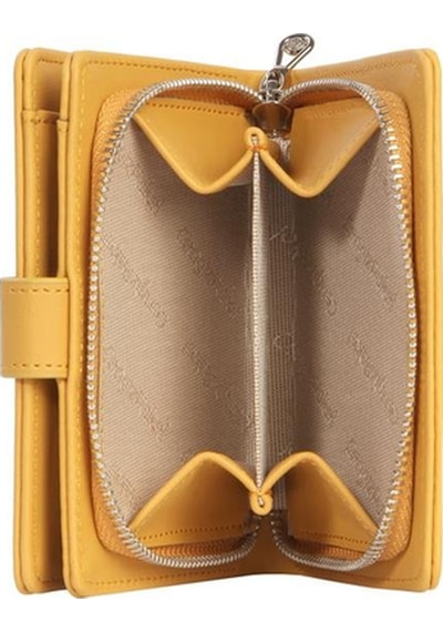 Cengiz Pakel Kadın Mini Boy Çıt Çıt Detaylı Cüzdan 65315 - Hardal 65315-hardal Hardal
