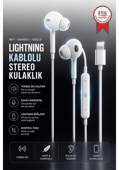 Premium Günlük Kullanım İletişim Seyahat Kablolu Kulaklık Trm Pop-up Pop Up Kulaklık