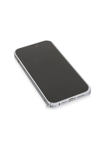 Joko Apple İphone 15 Pro Metal Bumper Mat Kapak - Gri 0.2M-Çok Renkli