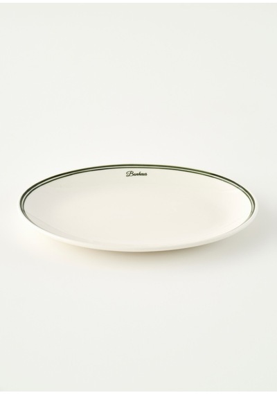Bella Maison Bonheur Porselen Sunum Tabağı Yeşil 33 Cm Yeşil