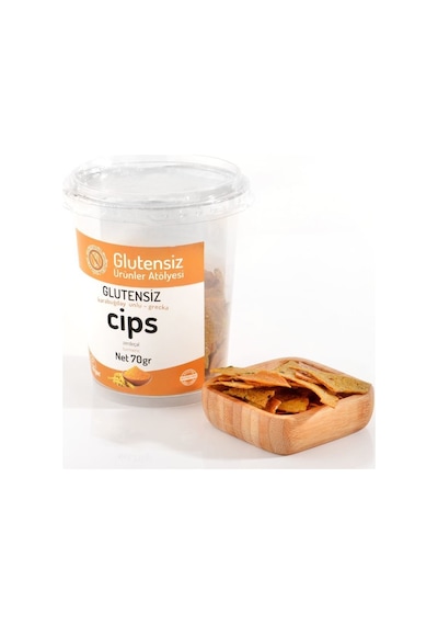 Glutensiz Ürünler Atölyesi Glutensiz Cips Zerdeçal 70 G