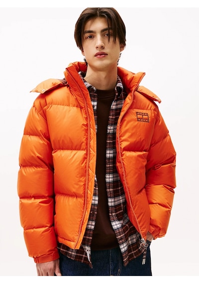 Tommy Hilfiger Tjm Alaska Kuş Tüyü Şişme Erkek Turuncu Ceket Dm0dm22036szz Turuncu