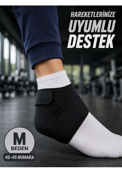 M Beden Cırtlı Topuk Çorabı 40-45 Numara Esnek Topuk Ve Ayak Desteği Diğer