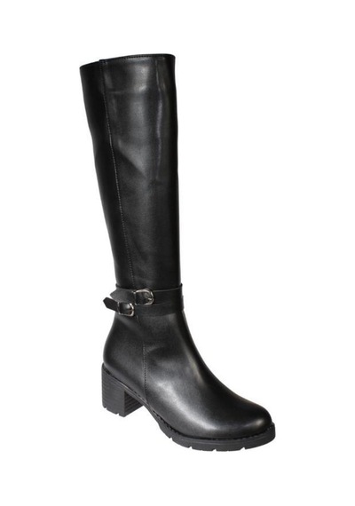 Yaz Kış Ayakkabı Yazkış Kadın Siyah Cilt Kenarı Tokalı 36cm Boy Uzunluğu 6 Cm Kalın Topuklu Çizme Siyah Yaz Kış Ayakkabı Yazkış Kadın Siyah Cilt Kenarı Tokalı 36cm Boy Uzunluğu 6 Cm Kalın Topuklu Çizme Siyah