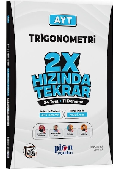 Pion Yayınları Ayt Trigonometri Ders Platosu 2x Hızında Tekrar