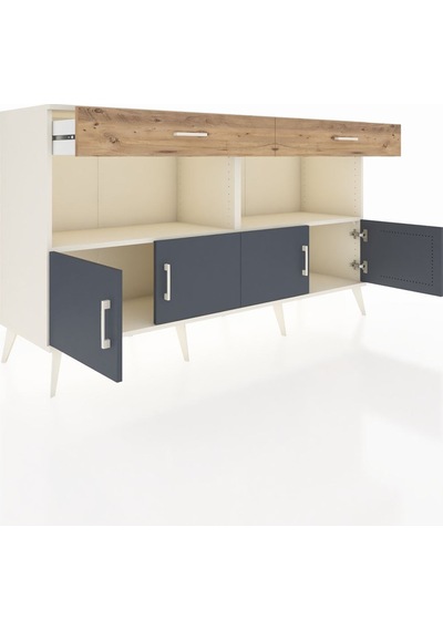 Hyperion Konsol 2 Raflı 2 Çekmeceli 4 Kapaklı 176x44x99 Aytaşı-antrasit/çam Aytası/antrasıt - Aytası Hyperion Konsol 2 Raflı 2 Çekmeceli 4 Kapaklı 176x44x99 Aytaşı-antrasit/çam Aytası/antrasıt - Aytası