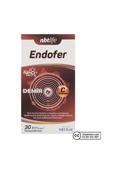 Nbt Life Endorfer Demir 30 Kapsül